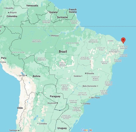 Map of Brazil